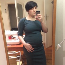 Bronte + MN maternity skirt mashup