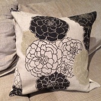Floral cushion